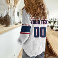 Custom Ball Hockey 2026 USA Women Casual Shirt US Team Go Champions