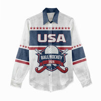 Custom Ball Hockey 2026 USA Women Casual Shirt US Team Go Champions