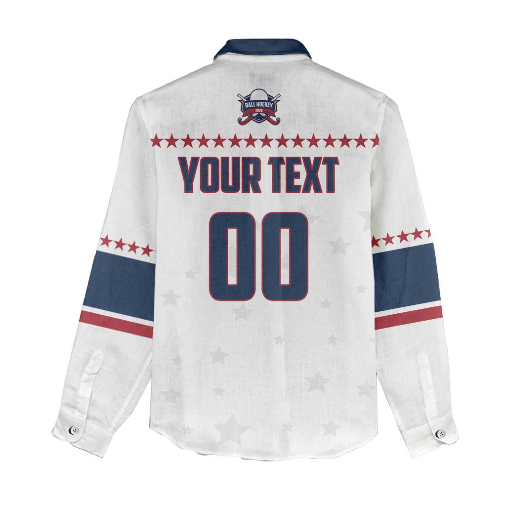 Custom Ball Hockey 2026 USA Women Casual Shirt US Team Go Champions