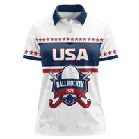 Custom Ball Hockey 2026 USA Women Polo Shirt US Team Go Champions