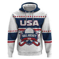 Custom Ball Hockey 2026 USA Zip Hoodie US Team Go Champions