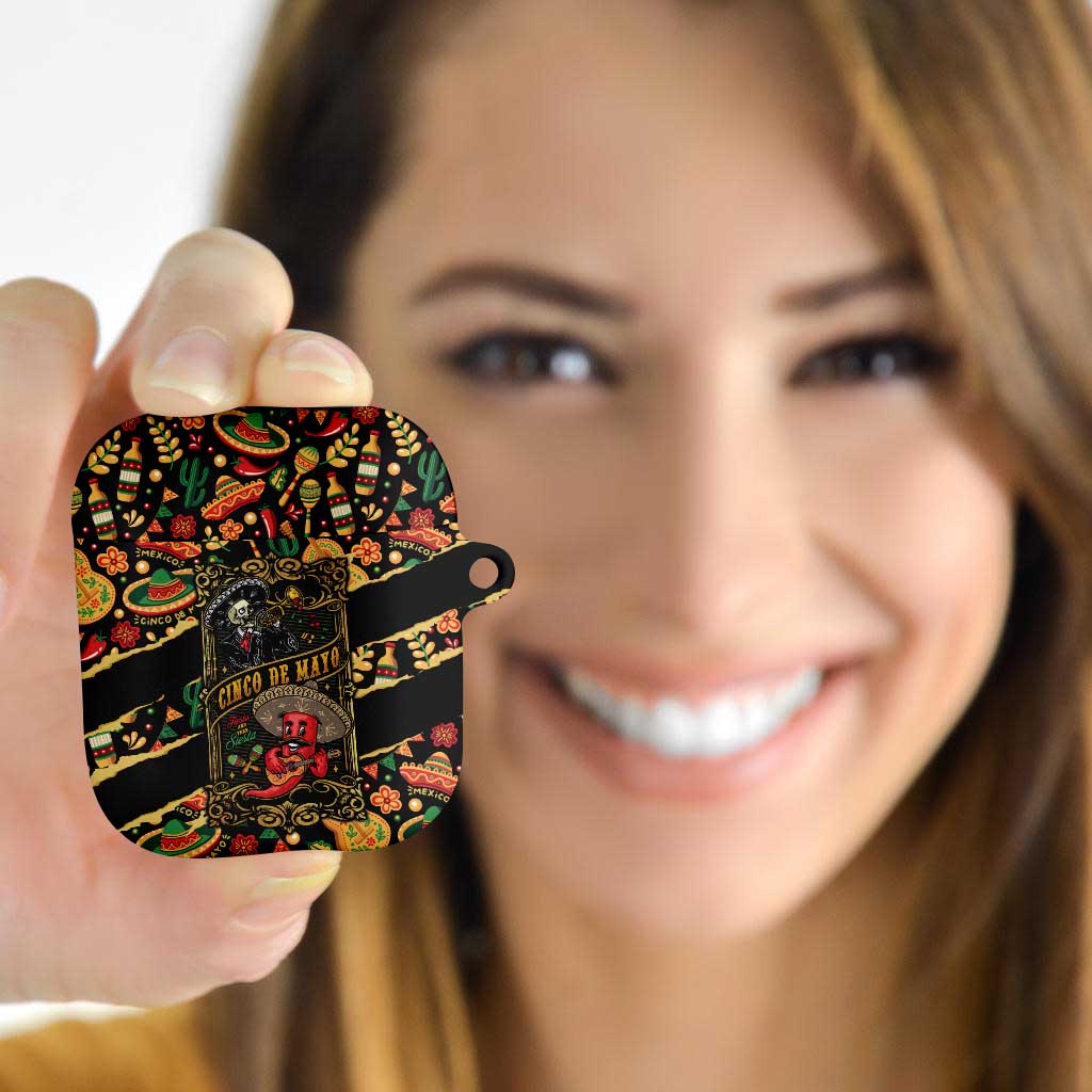 Mexico Cinco de Mayo AirPods Case Fiesta and then Siesta