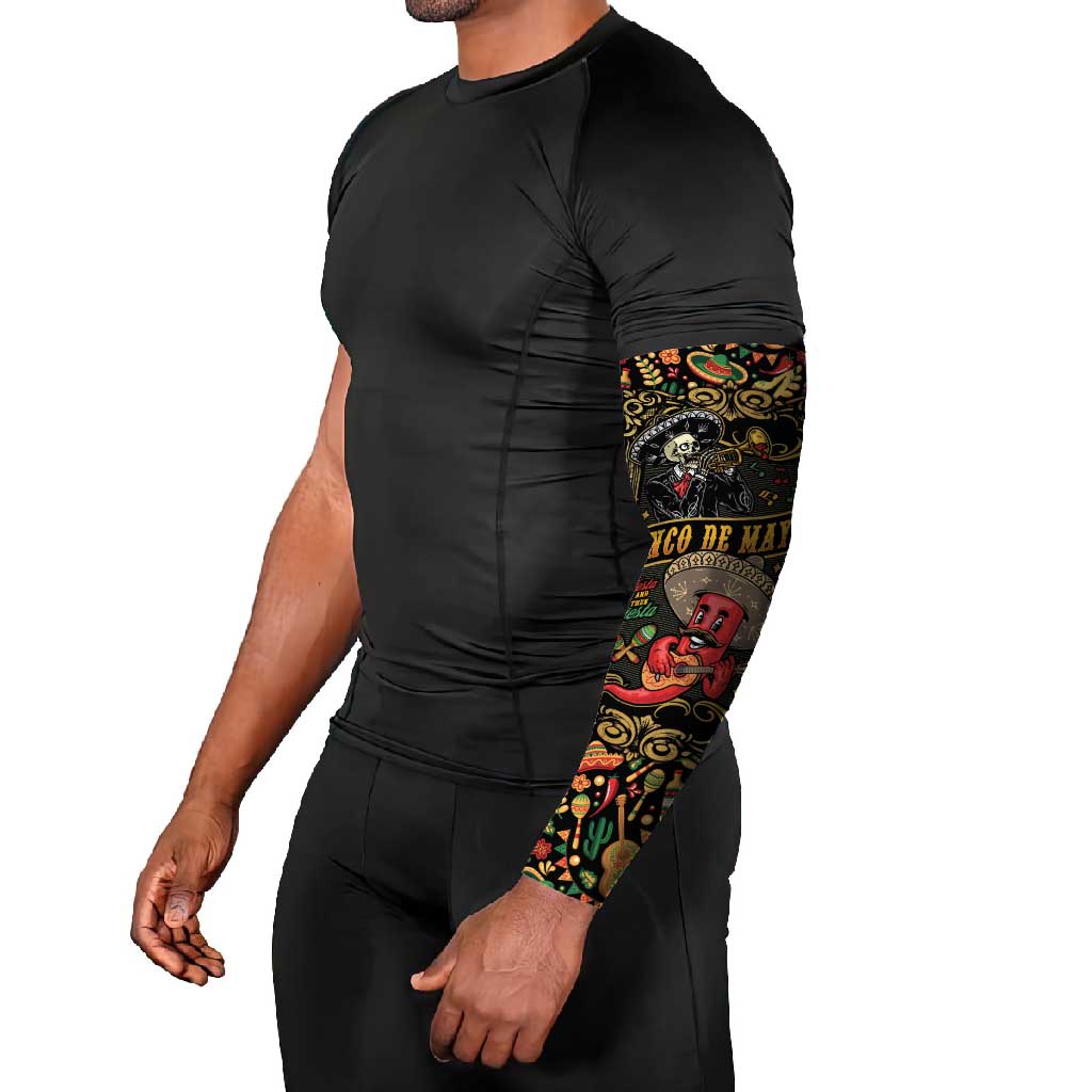 Mexico Cinco de Mayo Arm Sleeves Fiesta and then Siesta