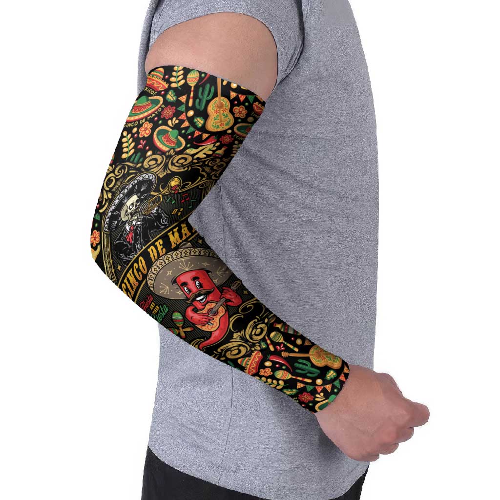 Mexico Cinco de Mayo Arm Sleeves Fiesta and then Siesta