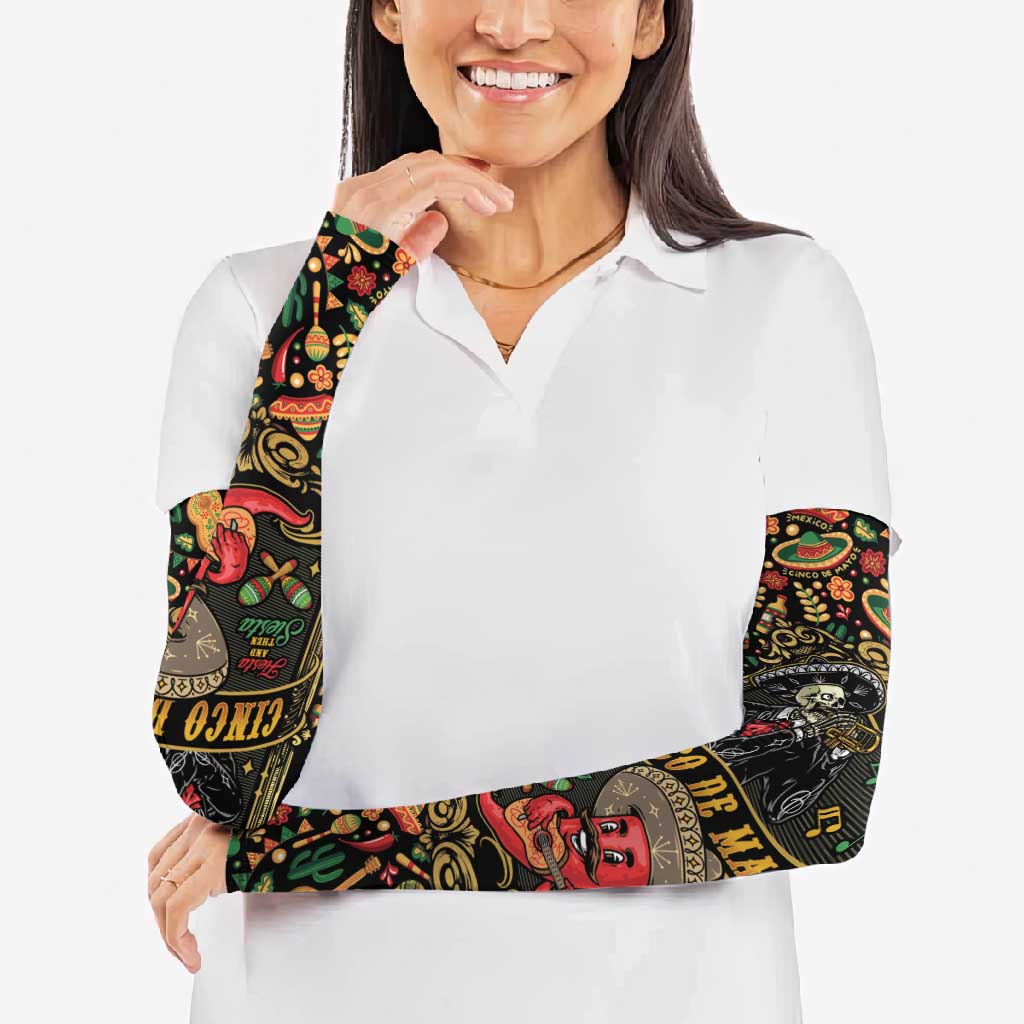 Mexico Cinco de Mayo Arm Sleeves Fiesta and then Siesta