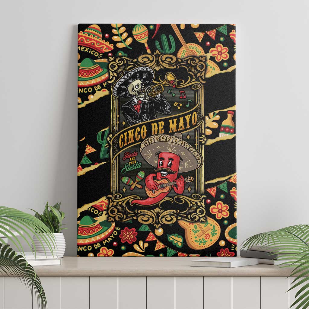 Mexico Cinco de Mayo Canvas Wall Art Fiesta and then Siesta