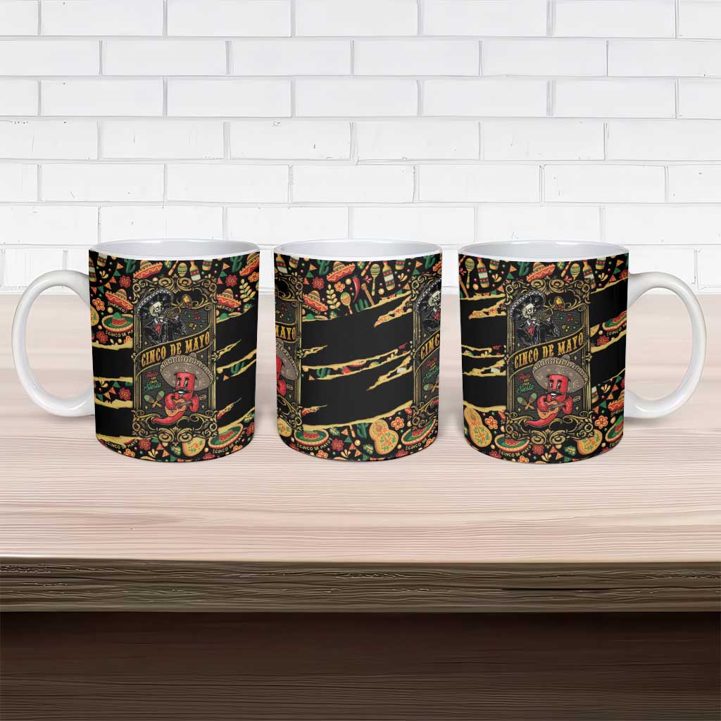 Mexico Cinco de Mayo Ceramic Mug Fiesta and then Siesta