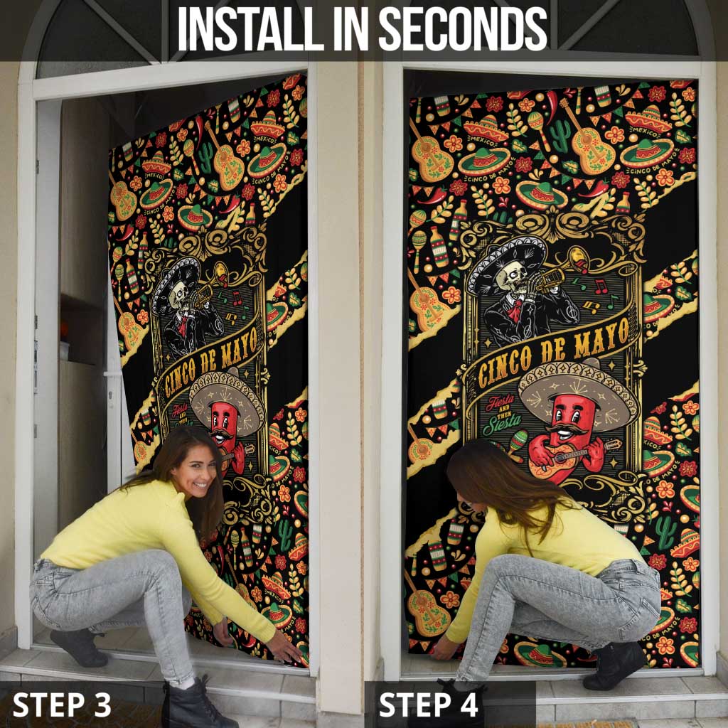 Mexico Cinco de Mayo Door Cover Fiesta and then Siesta