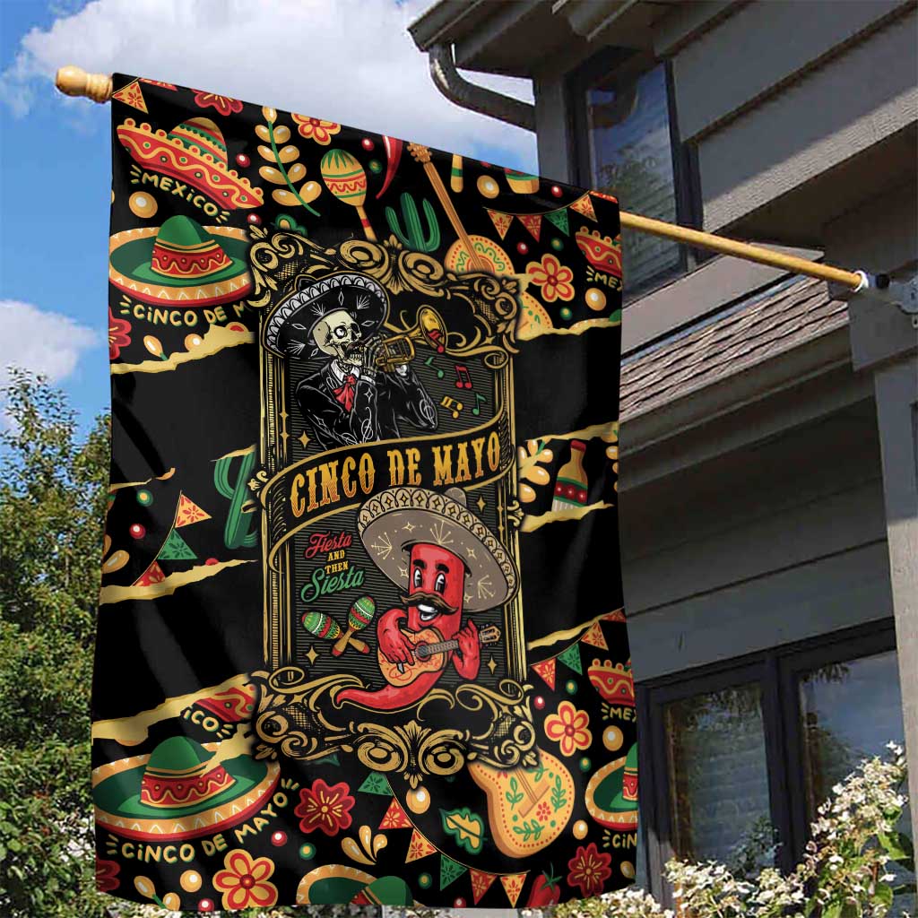 Mexico Cinco de Mayo Garden Flag Fiesta and then Siesta