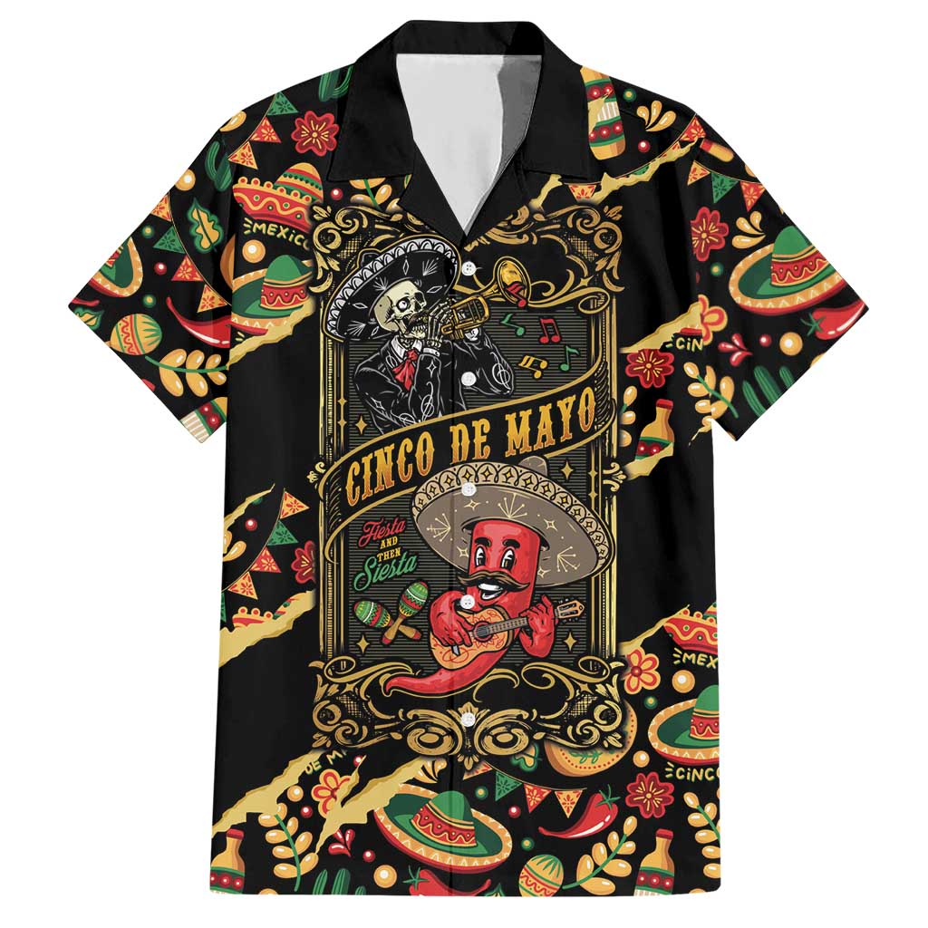 Mexico Cinco de Mayo Hawaiian Shirt Fiesta and then Siesta
