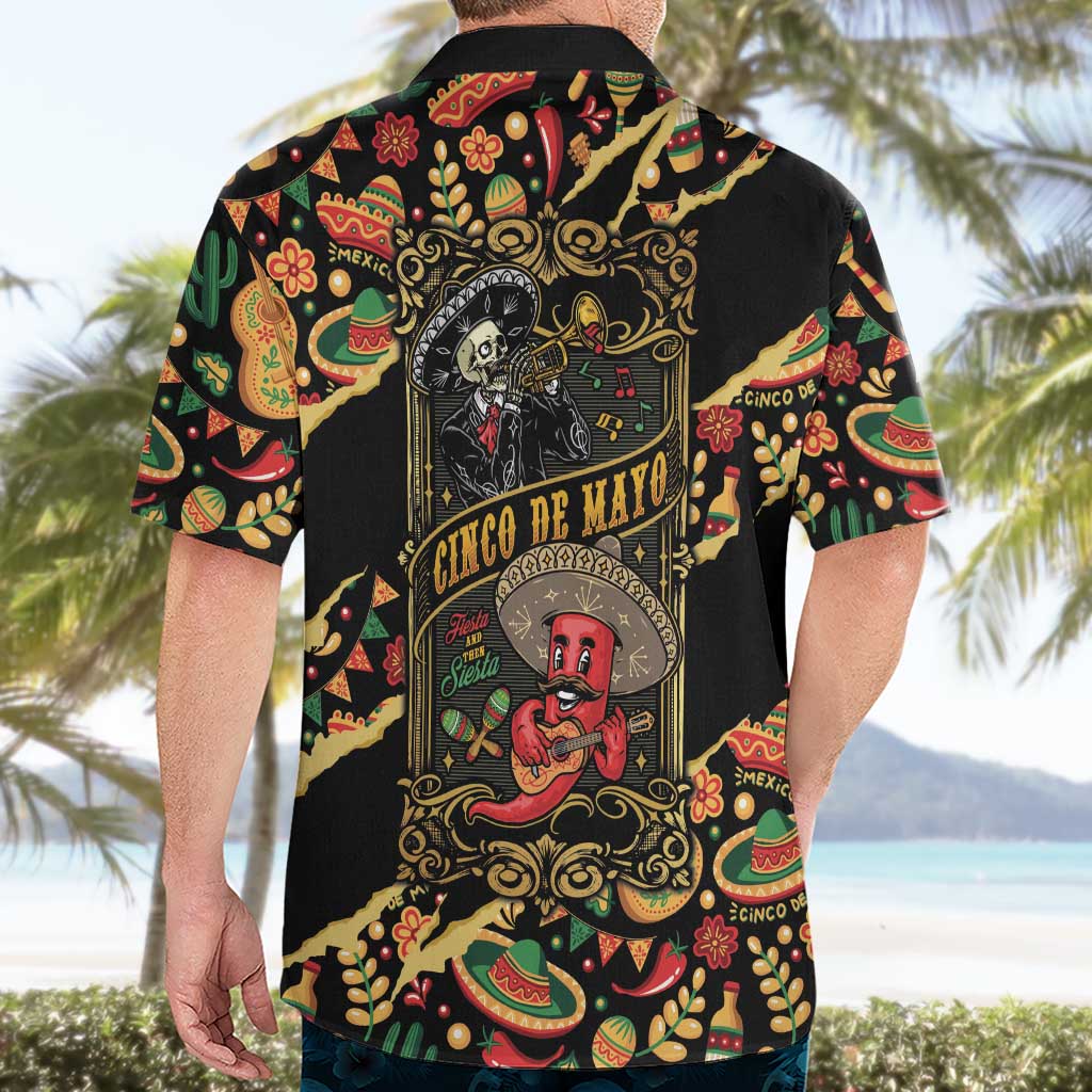 Mexico Cinco de Mayo Hawaiian Shirt Fiesta and then Siesta