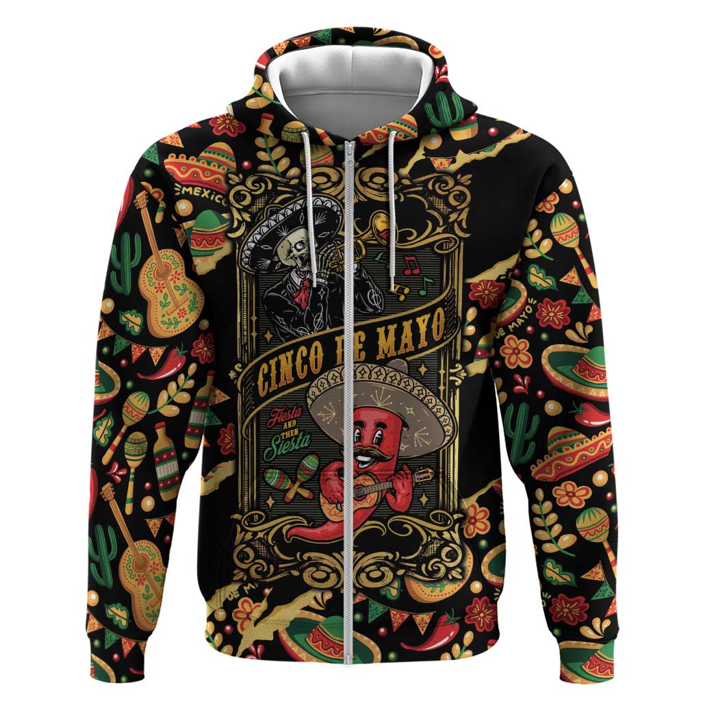 Mexico Cinco de Mayo Hoodie Fiesta and then Siesta