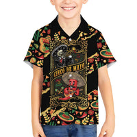 Mexico Cinco de Mayo Kid Hawaiian Shirt Fiesta and then Siesta