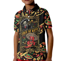 Mexico Cinco de Mayo Kid Polo Shirt Fiesta and then Siesta