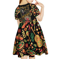 Mexico Cinco de Mayo Kid Short Sleeve Dress Fiesta and then Siesta