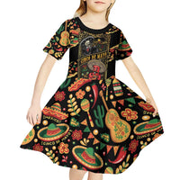 Mexico Cinco de Mayo Kid Short Sleeve Dress Fiesta and then Siesta