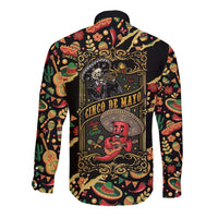 Mexico Cinco de Mayo Long Sleeve Button Shirt Fiesta and then Siesta