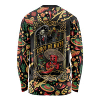 Mexico Cinco de Mayo Long Sleeve Shirt Fiesta and then Siesta