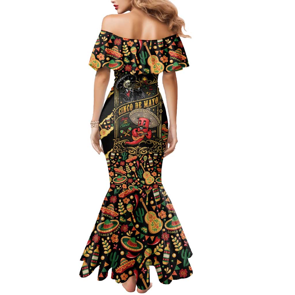 Mexico Cinco de Mayo Mermaid Dress Fiesta and then Siesta
