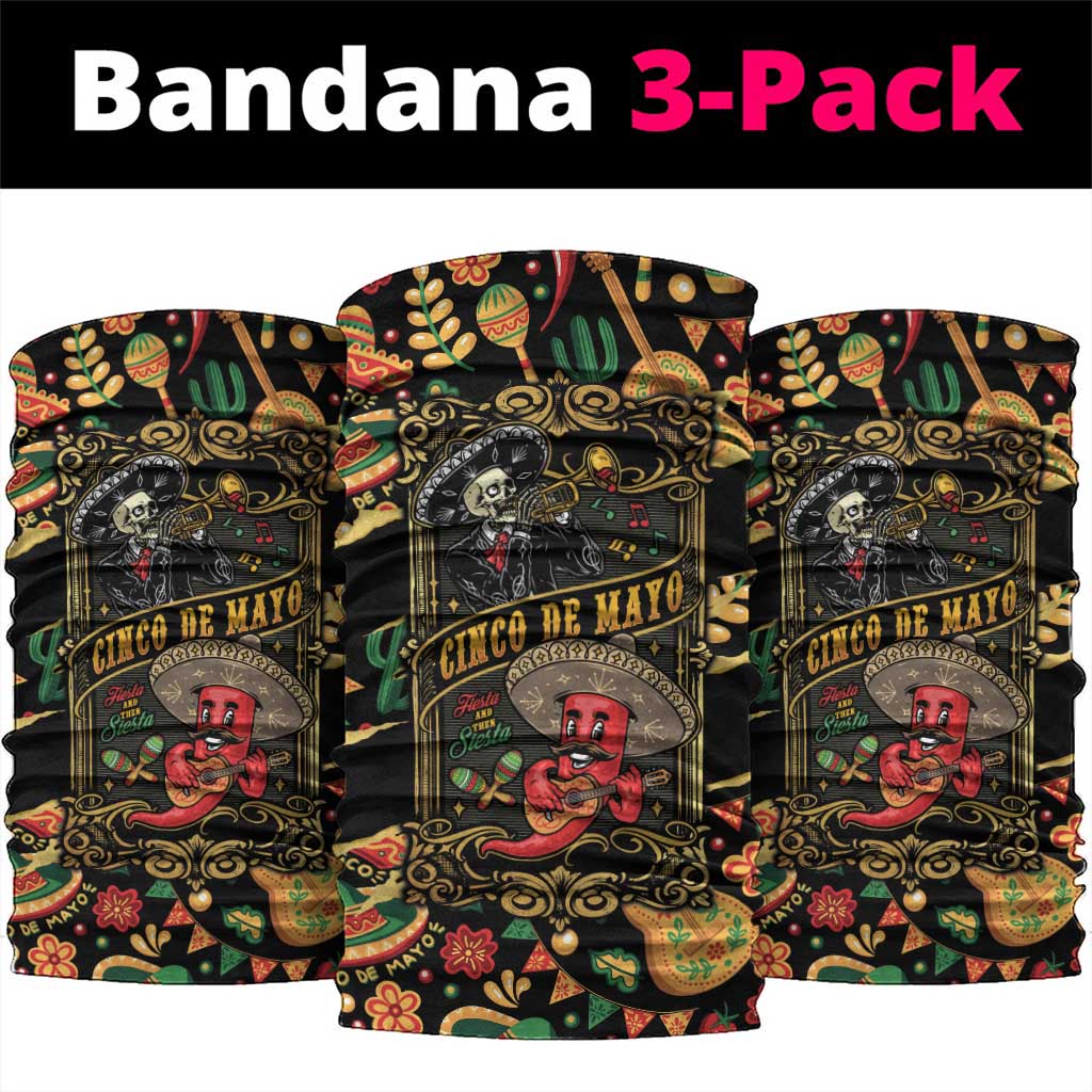 Mexico Cinco de Mayo Neck Gaiter Fiesta and then Siesta