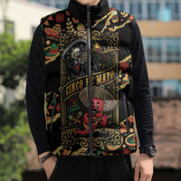 Mexico Cinco de Mayo Sleeveless Puffer Jacket Fiesta and then Siesta