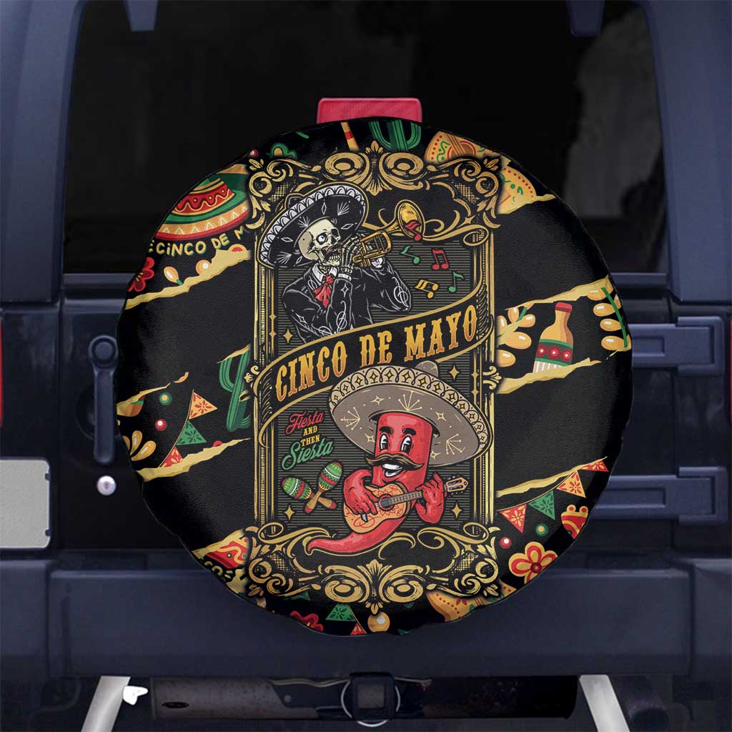 Mexico Cinco de Mayo Spare Tire Cover Fiesta and then Siesta