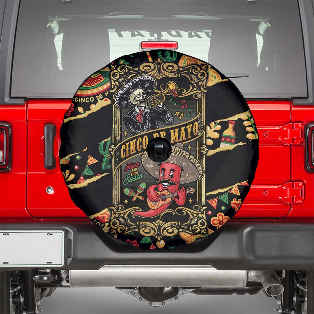 Mexico Cinco de Mayo Spare Tire Cover Fiesta and then Siesta