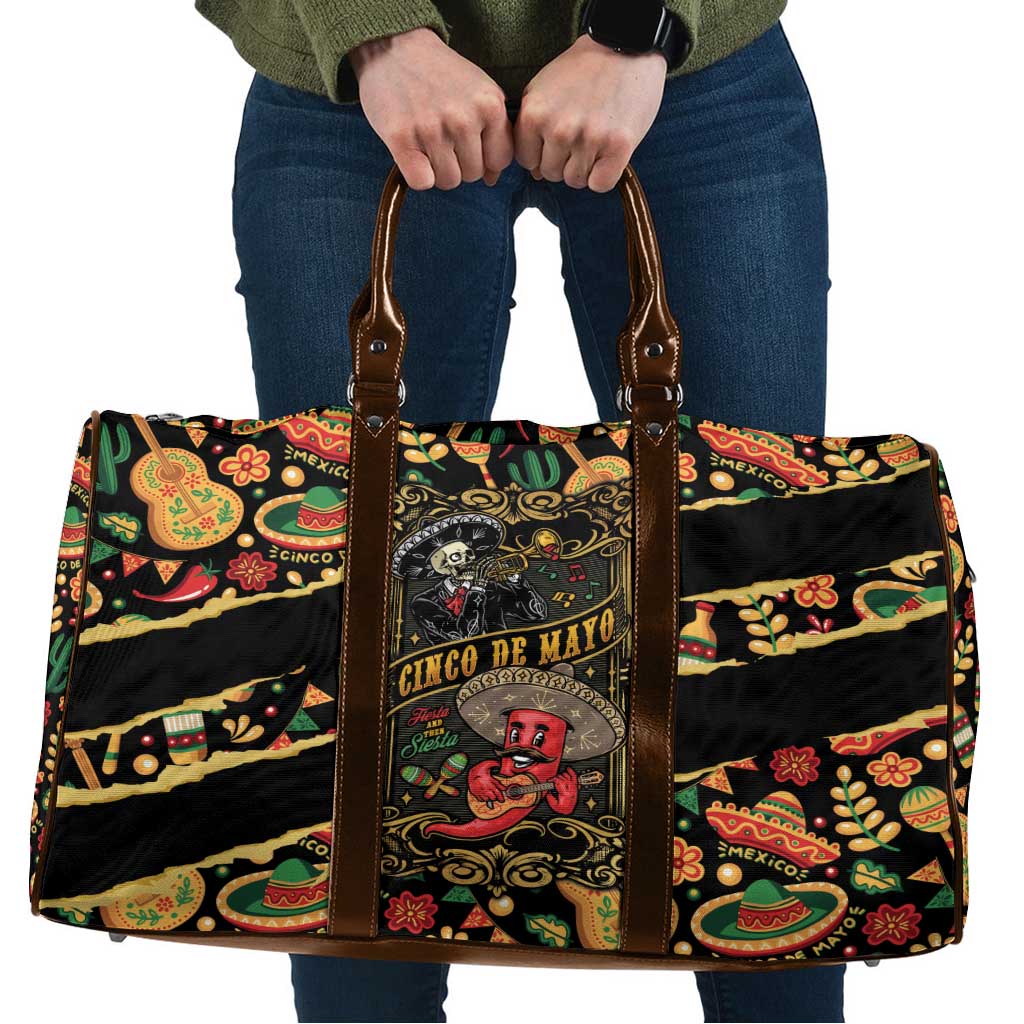 Mexico Cinco de Mayo Travel Bag Fiesta and then Siesta