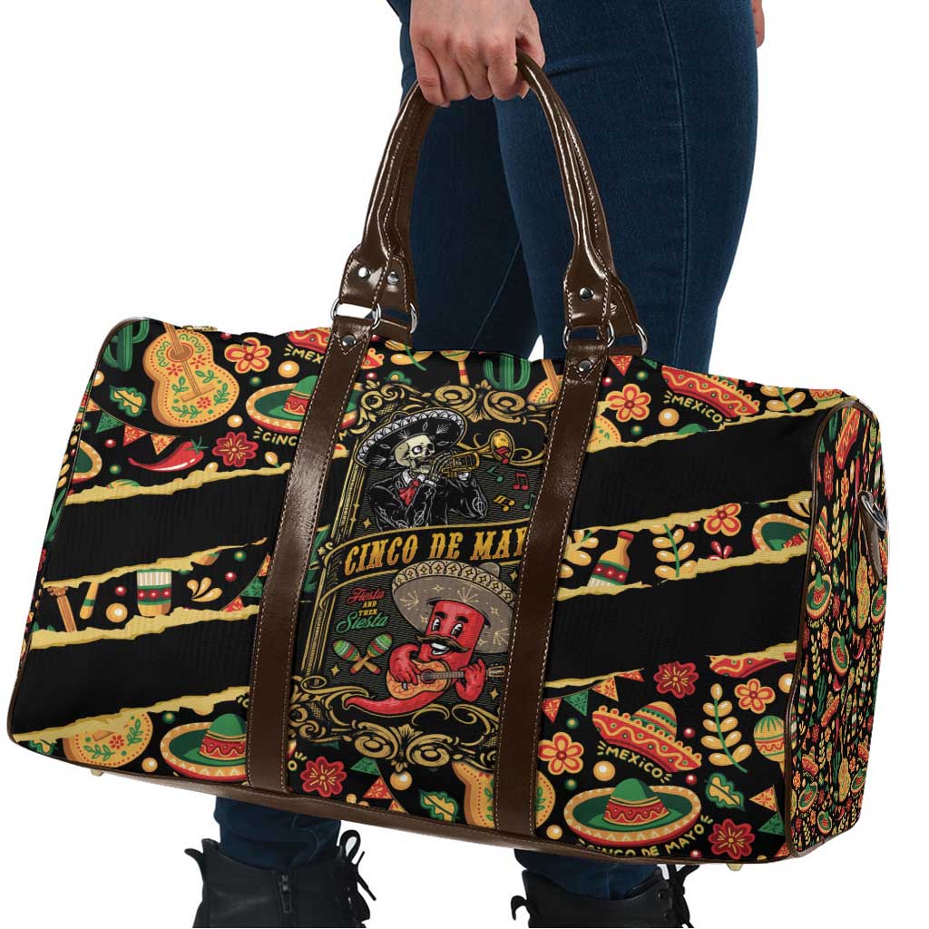 Mexico Cinco de Mayo Travel Bag Fiesta and then Siesta