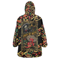 Mexico Cinco de Mayo Wearable Blanket Hoodie Fiesta and then Siesta