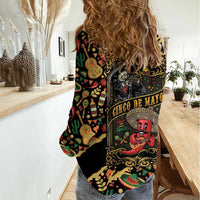Mexico Cinco de Mayo Women Casual Shirt Fiesta and then Siesta