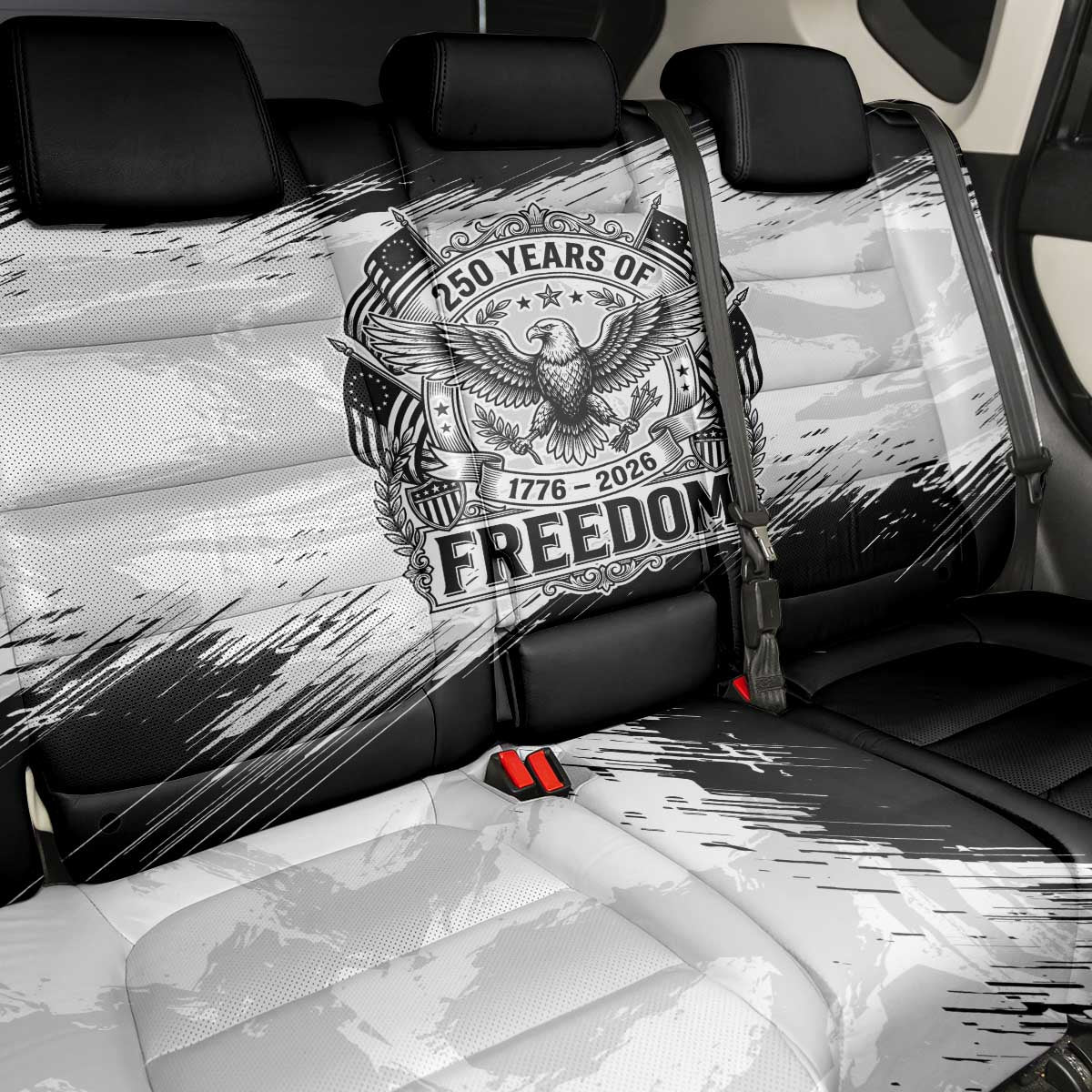 American 1776-2026 Back Car Seat Cover USA 250th Anniversary