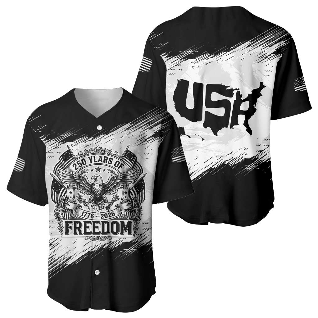 American 1776-2026 Baseball Jersey USA 250th Anniversary