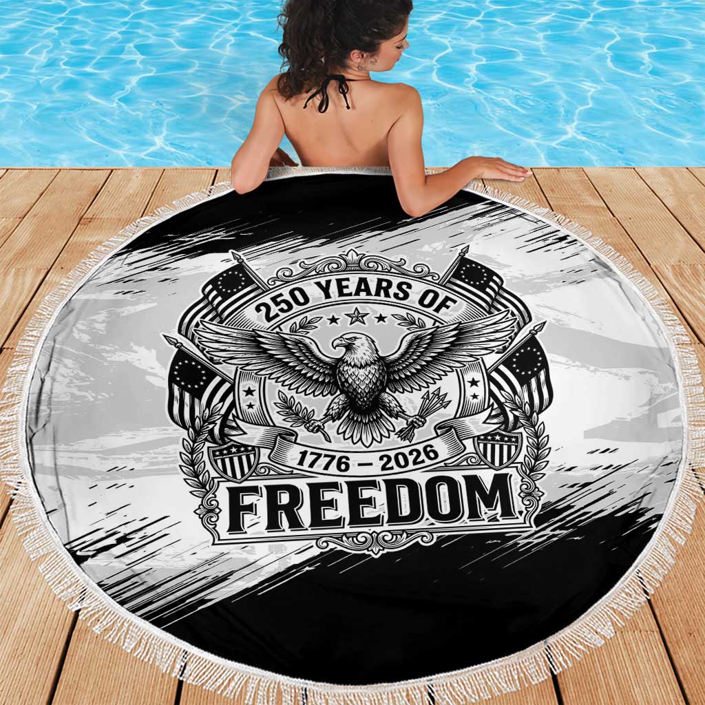 American 1776-2026 Beach Blanket USA 250th Anniversary
