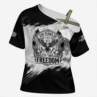 American 1776-2026 Cross Shoulder Shirt USA 250th Anniversary