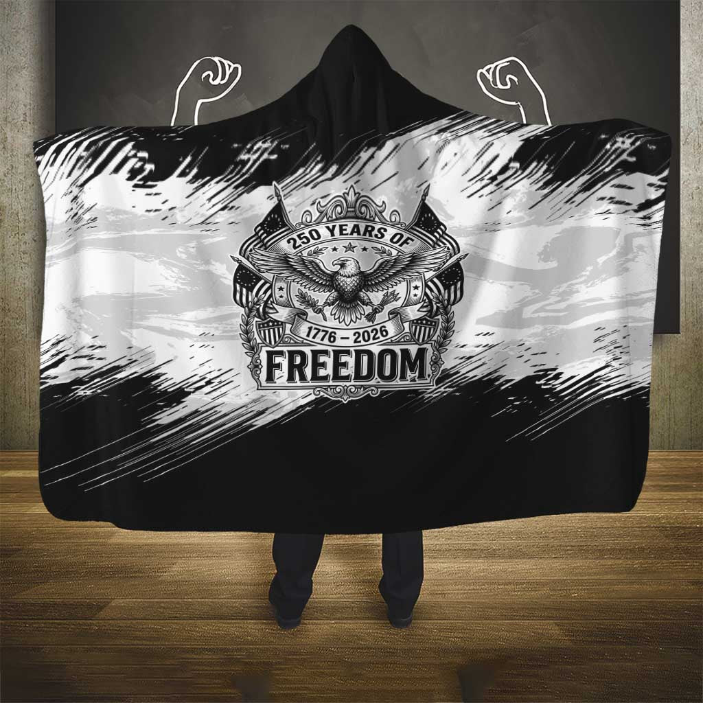 American 1776-2026 Hooded Blanket USA 250th Anniversary