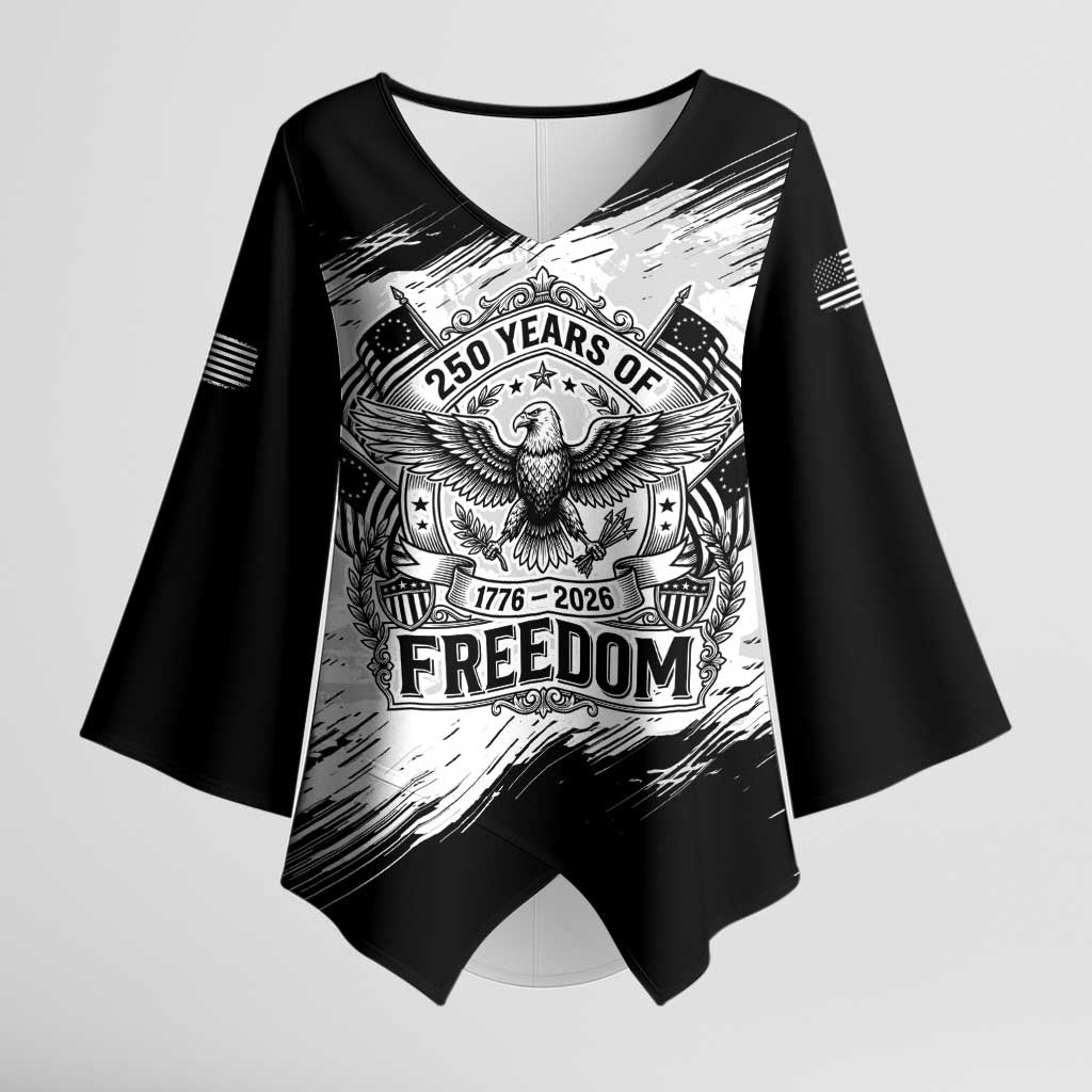 American 1776-2026 Kimono Sleeve Blouse USA 250th Anniversary