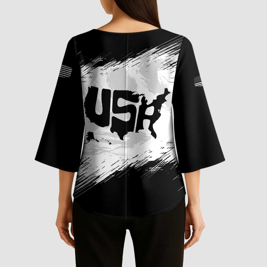 American 1776-2026 Kimono Sleeve Blouse USA 250th Anniversary