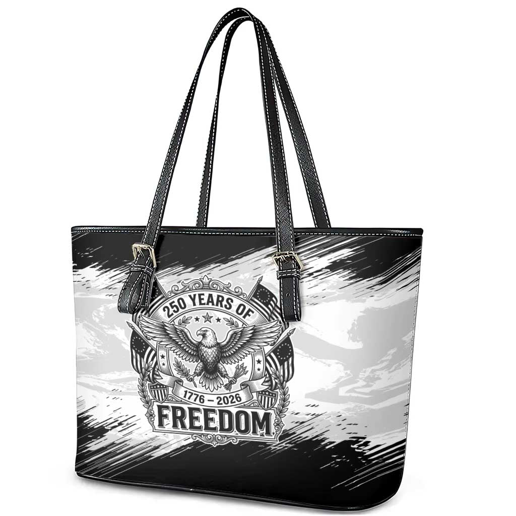 American 1776-2026 Leather Tote Bag USA 250th Anniversary