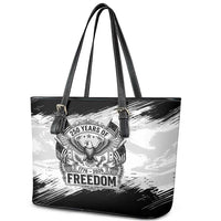 American 1776-2026 Leather Tote Bag USA 250th Anniversary