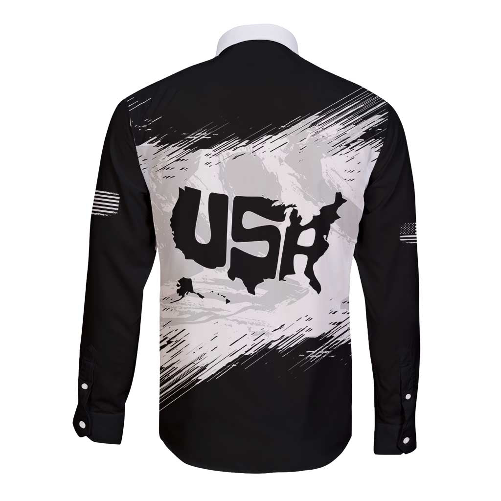American 1776-2026 Long Sleeve Button Shirt USA 250th Anniversary