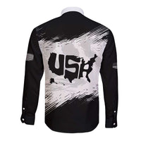 American 1776-2026 Long Sleeve Button Shirt USA 250th Anniversary