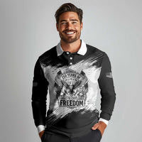 American 1776-2026 Long Sleeve Polo Shirt USA 250th Anniversary