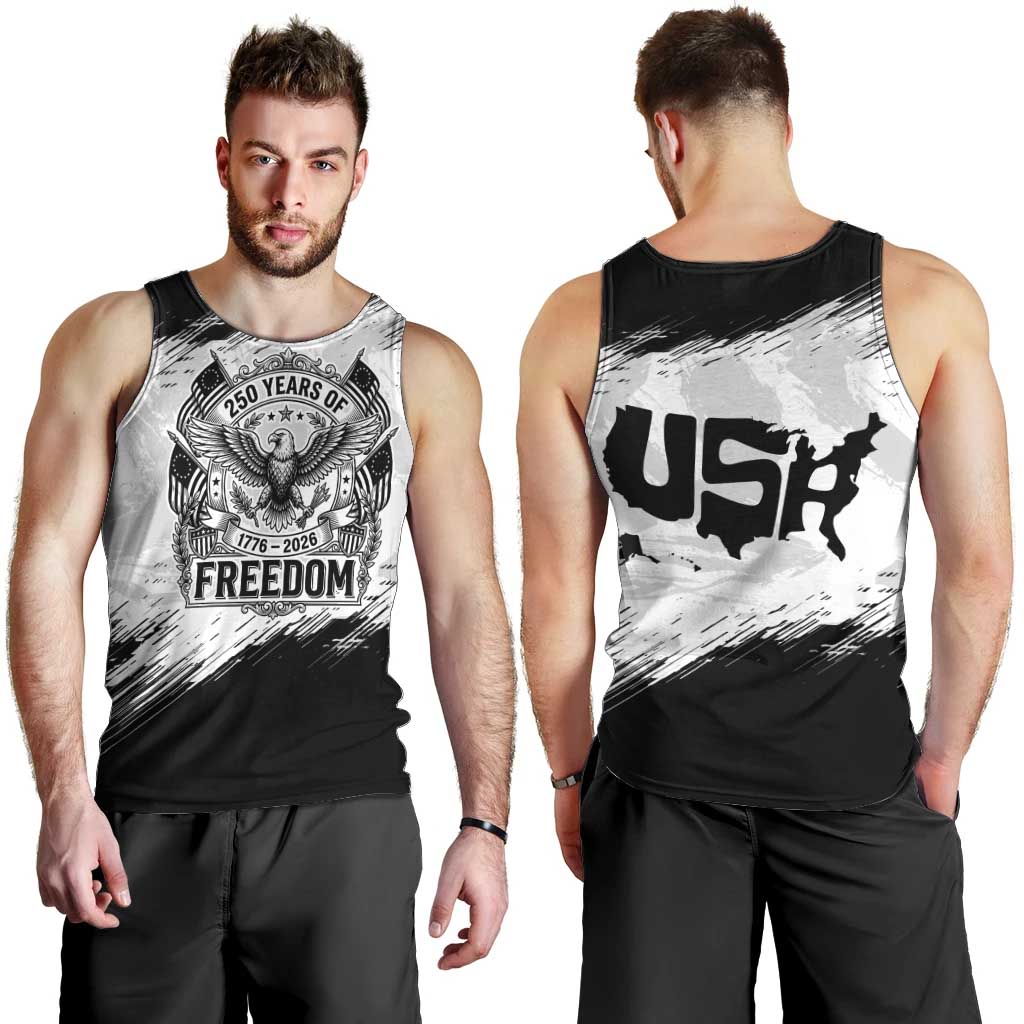 American 1776-2026 Men Tank Top USA 250th Anniversary