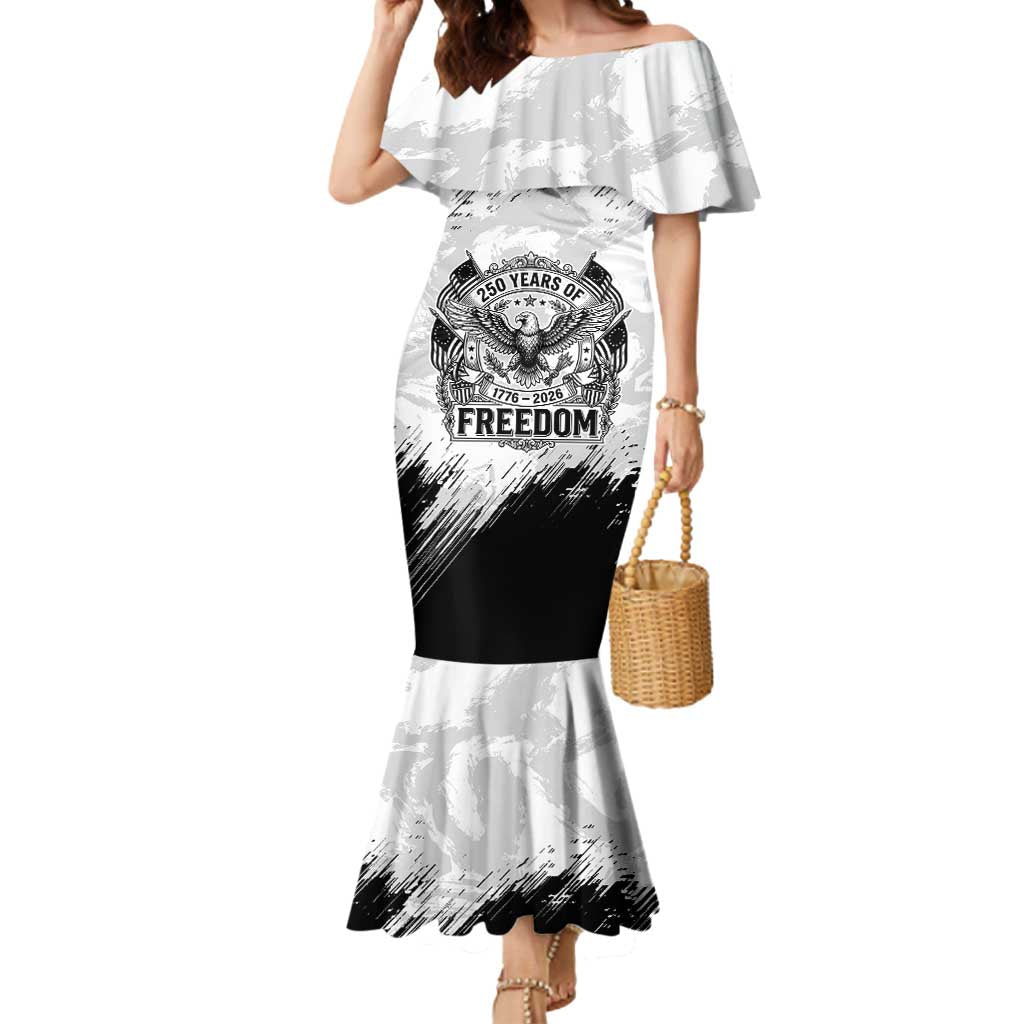 American 1776-2026 Mermaid Dress USA 250th Anniversary