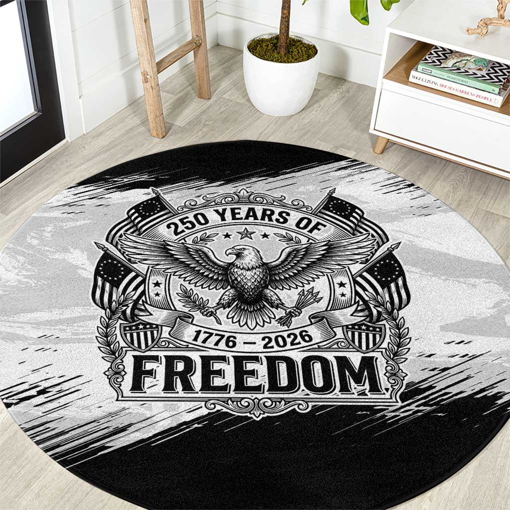American 1776-2026 Round Carpet USA 250th Anniversary
