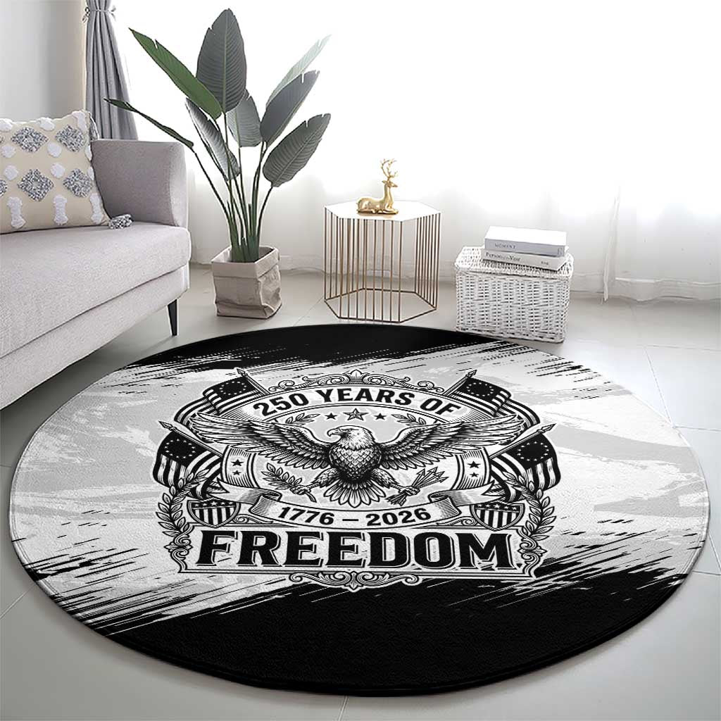 American 1776-2026 Round Carpet USA 250th Anniversary