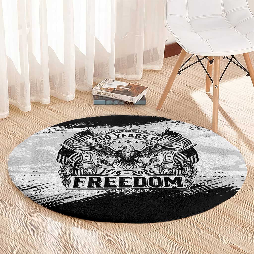American 1776-2026 Round Carpet USA 250th Anniversary