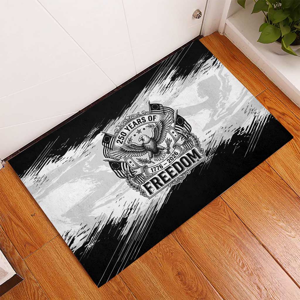 American 1776-2026 Rubber Doormat USA 250th Anniversary