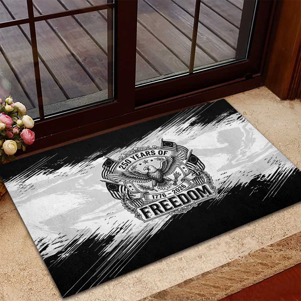 American 1776-2026 Rubber Doormat USA 250th Anniversary